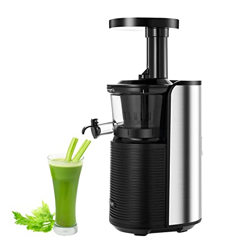  Celery Juicer Machine Slow Masticating Juicers Cold Press Juicer Real Easy Clean Extractor For Vegetable Fruit 1.8 Inch Chute Quite Low Db