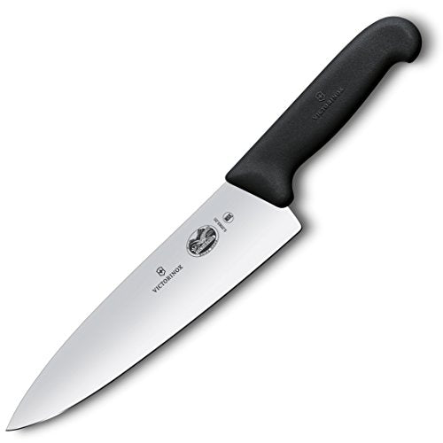 Victorinox Fibrox Pro Knife, 8-Inch Chef's FFP, 8 Inch, Black