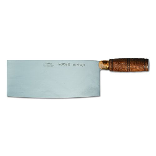  S5198 8" X 3-1/4" Chinese Chefs Knife With Wooden Handle