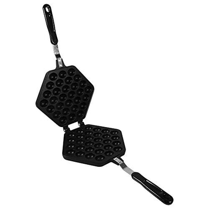  Egg Bubble Waffle Baking Mold Pan, Aluminum Alloy Nonstick Diy Eggettes Pan Egg Bubble Cake Baking Mold Plate Using For Home