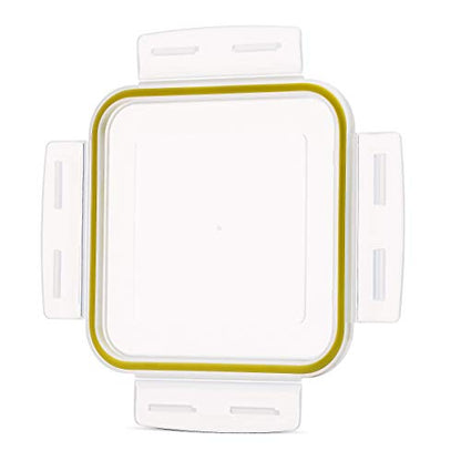  Biokips Sandwich Containers (Set Of 3) – Airtight Food Storage Containers – BPA-Free Lunch Containers For Adults & Kids W/ Locking Lids – Microwave & Dishwasher Safe Sandwich Box Container Set