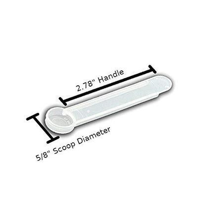  1/8 Teaspoon (tsp) (0.625 CC | A Pinch) Measuring Scoops (Spoons) For Powders, Supplements, Protein, Spices, Granular Materials, Pet Food, And Other Dry Goods - FitPowders (5)