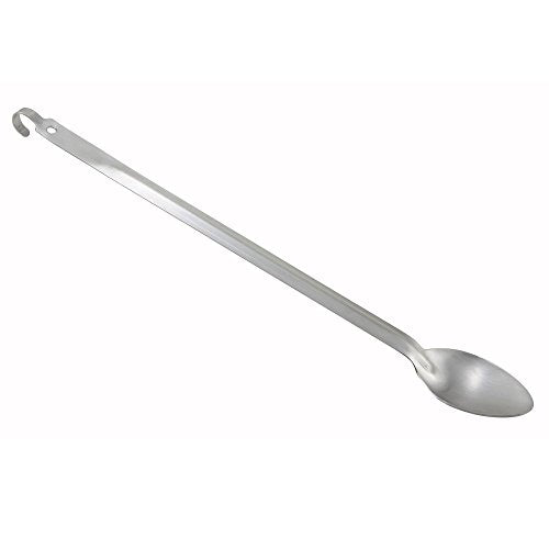  BHKS-21 Stainless Steel Solid Basting Spoon With Hook, 21-Inch