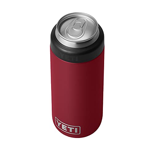 Yeti Rambler 12 Oz. Colster Slim Can Insulator For The Slim Hard Seltzer Cans, Harvest Red