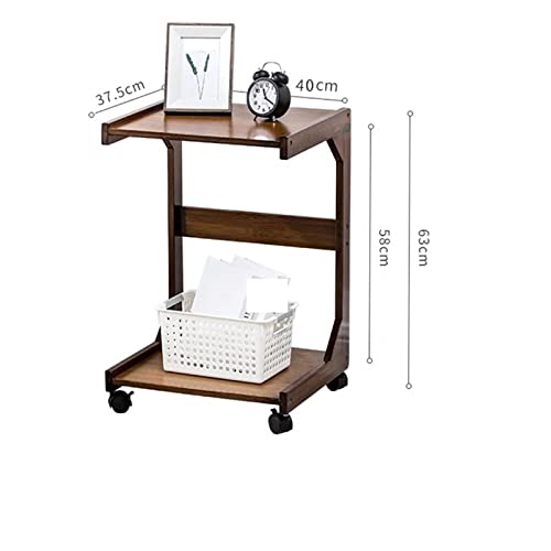 Table Bedside Table Multi Function Movable Storage Trolley Tea Rack Bedroom