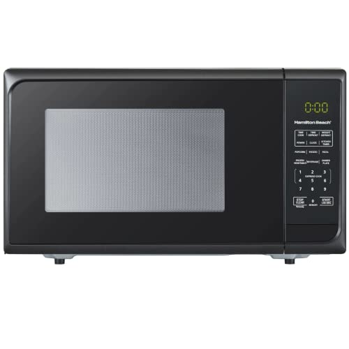  LERORA 0.9 Cu. Ft. Matte Black Microwave Oven,+30 Seconds, Full Power Express Cook,Defrost By Weight And By Time.