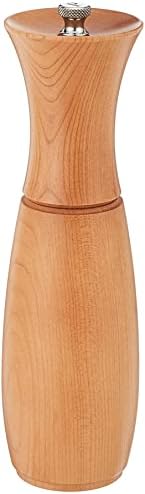  ' Mill Border Grill Salt Mill, Walnut Stain - 8 Inch, Adjustable Coarseness Fine To Coarse, MADE IN U.S.A.