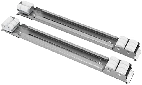  Refrigerator Appliance Rollers, 24 Wheels Detachable Portable Easy To Move Universal Wheel Base Heavy Duty Appliance Rollers Load Bearing 300KG For Dryers(Silver)