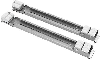  Refrigerator Appliance Rollers, 24 Wheels Detachable Portable Easy To Move Universal Wheel Base Heavy Duty Appliance Rollers Load Bearing 300KG For Dryers(Silver)