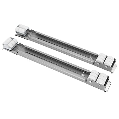  Refrigerator Appliance Rollers, 24 Wheels Detachable Portable Easy To Move Universal Wheel Base Heavy Duty Appliance Rollers Load Bearing 300KG For Dryers(Silver)