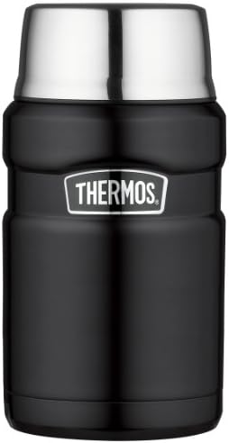 Thermos Stainless King Vacuum-Insulated Food Jar, 24 Ounce, Matte Steel