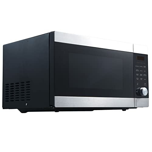  Countertop Microwave Oven, 1.1 Cu. Ft. 1000-Watts Microwave Oven With Sensor Cook & Sensor Reheat, 7 Convenient Programs, Express Cooking Knob, Stainless Steel Countertop Microwave Ovens