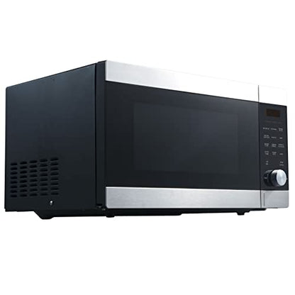  Countertop Microwave Oven, 1.1 Cu. Ft. 1000-Watts Microwave Oven With Sensor Cook & Sensor Reheat, 7 Convenient Programs, Express Cooking Knob, Stainless Steel Countertop Microwave Ovens
