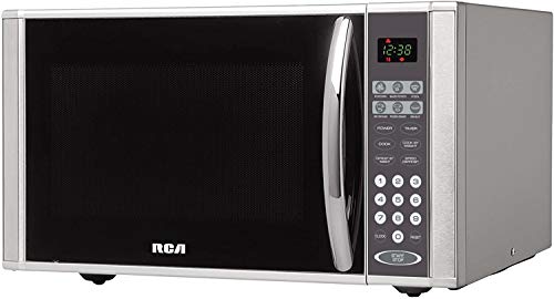 RCA RMW1138 21" 1.1 Cu.ft, Microwave Oven Countertop, 20.75 X 16.20 X 11.00 Inches, Stainless Steel