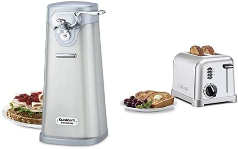 Cuisinart CCO-50BKN Deluxe Electric Can Opener, Black & Swing-A-Way Portable Can Opener, Black 7-Inch
