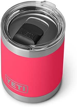 Yeti Rambler 10 Oz Lowball, Vacuum Insulated, Stainless Steel With MagSlider Lid, Black
