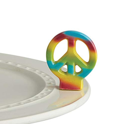  Fleming Hand-Painted Mini: Peace Out! (Peace Sign) A241