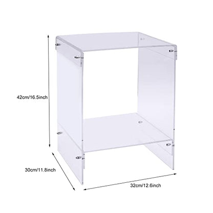  Table End Table Side Table Clear Nightstand For Living Room Bedroom Home Decoration