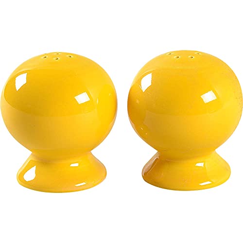  Homer Laughlin Classic Fiesta Salt And Pepper Shaker Set, Daffodil