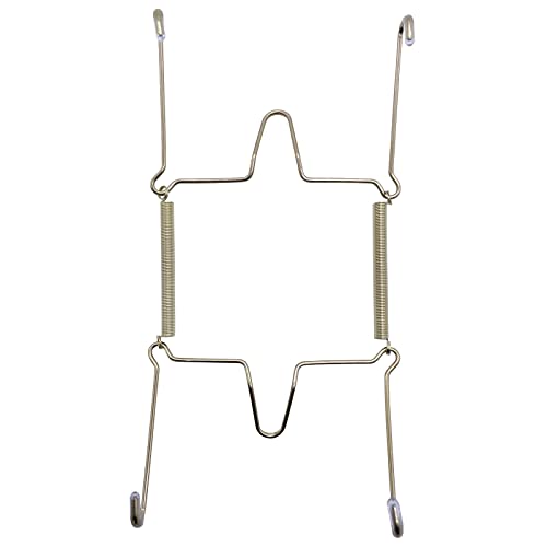  5Pcs 6-Inch Small Invisible Plate Wire Hanger Wall Holders With Protective Rubber Cover For 5" To 7" Decorative Tray