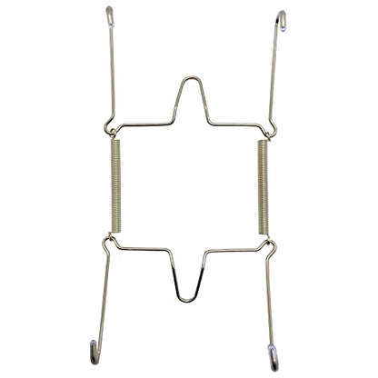  5Pcs 6-Inch Small Invisible Plate Wire Hanger Wall Holders With Protective Rubber Cover For 5" To 7" Decorative Tray