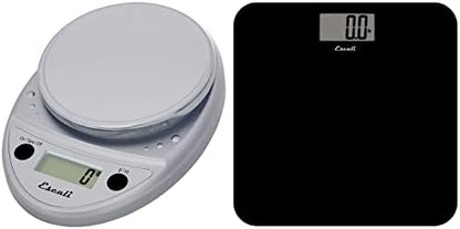  Primo Digital Food Scale Multi-Functional Kitchen Scale And Baking Scale For Precise Weight Measuring And Portion Control, 8.5 X 6 X 1.5 Inches, Chrome