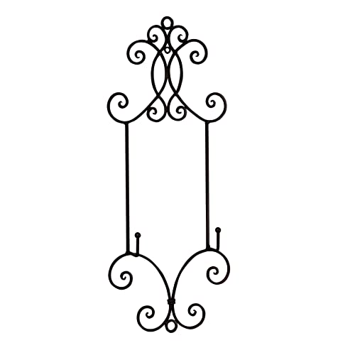  Chelsea Collection Vertical Black Plate Rack For Collectible Plates, Plaques, Dishes, & China