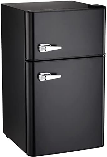  Compact Refrigerator Mini Fridge For Beverage, Ice Cream, Vegetable, Fruit, 1.7 Cu. Ft., Freezer With Drip Tray, Bottle Racks And Defrost Button, Great For Bedroom, Office, Garage, Dorm, Green
