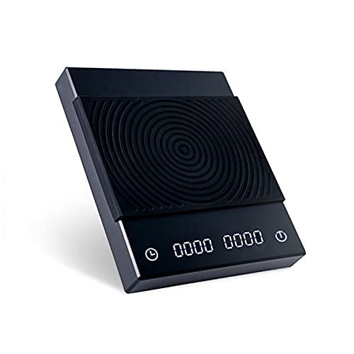  Ulea B22 New Version Digital Espresso Coffee Scales Kitchen Scales With Auto Timing, 2000 Grams ,Black