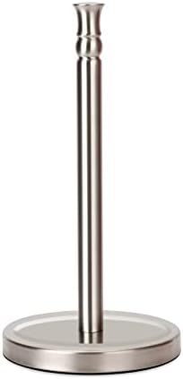  Paper Towel Holder Stand, One-Handed Ripping Paper Towel Roll Holder Countertop, Heavy Marble Base, NOT Tip Over - (Marble Base, Gold)