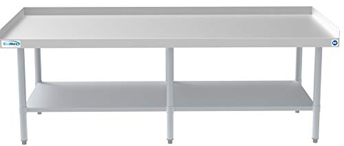  KoolMore 16 Gauge Stainless Steel Commercial Equipment Stand - 30" X 72" Heavy Duty Griddle Stand With Undershelf