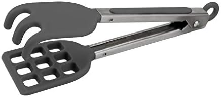  Waffle Tongs, Mini Silicone Easy-Grip, Non-Slip Handle, Candy Apple Red