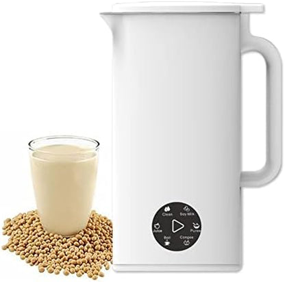  Ni Soybean Milk Maker, Portable Soy Milk Machine With 6 Functions, Juicer Maker, Free Filtering, Self Cleaning And 110V For Household (White-)