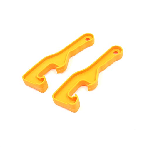  5Pcs Universal Lid Can Opener Orange Plastic For Bucket Lid Paint Cover (Orange)