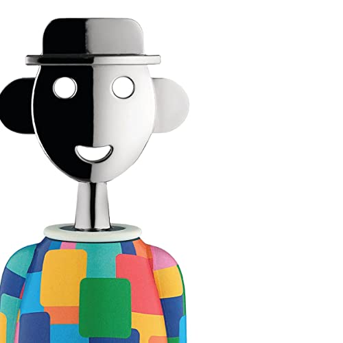 Alessi Alessandro M. - Design Corkscrew In Thermoplastic Resin And Chrome-Plated Zamak, Groningen. 2019 Limited Edition.