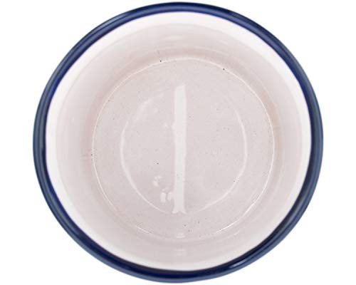  Ceramic Large Utensil Holder Spatula Crock Kitchen Counter Organizer Mexican Pottery Utensils Tools Caddy Spoon Rest White Ceramic (Cobalt Large (7.5"H X 6"W))