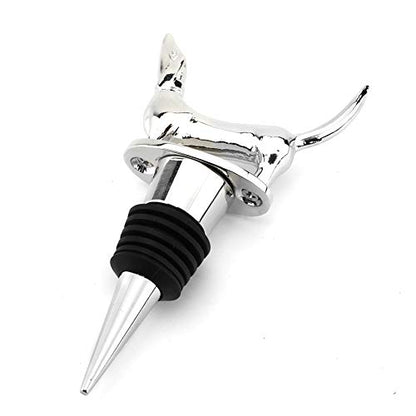  Dachshund Dog Shape Wine Bottle Stopper Champagne Cava Prosecco Sparkling Beverage Funny Gifts