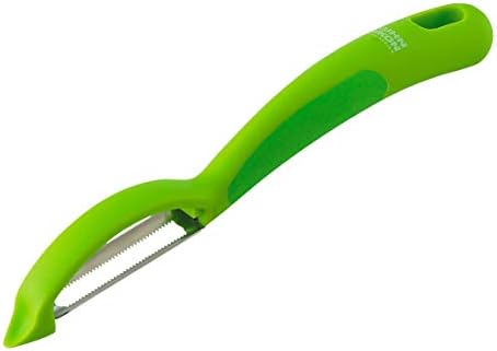  Kuhn Rikon Serrated Piranha “Swivel” Peeler 7.25” Red