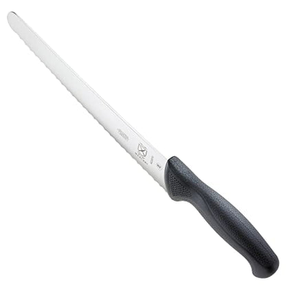  23210 Millennia Black Handle, 10-Inch Wide Wavy Edge, Bread Knife