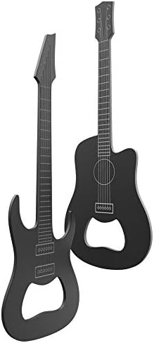 Stainless Steel Guitar Shaped Bottle Opener (2 Pack)