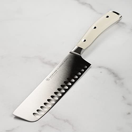 Wüsthof Usthof Classic Ikon Creme 7" Hollow Edge Nakiri Knife