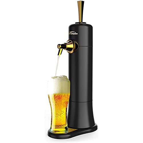  SOYEN Portable Beer Dispenser - Ultra-Sonic Beer Bubbler Foamer Maker &Beer Pump Vibration Foamer Keep Beer Taste Longer,per Feste, Bar& Riunioni Di Famiglia