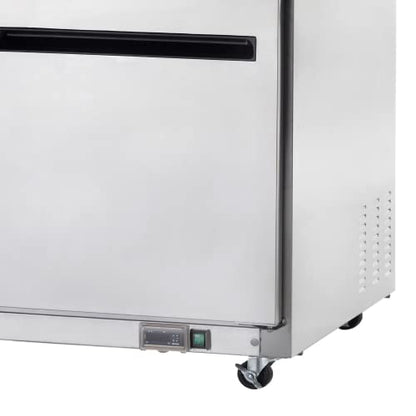  UC60F 60-Inch Two-Door Undercounter Work Top Freezer, Stainless Steel, 1/2-HP, 115v