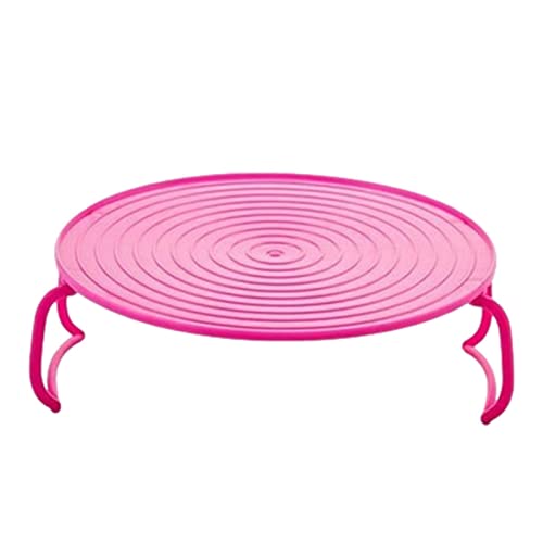  Folding Microwave Tray, Microwave Stacker Shelf, Foldable And Reusable Tray For Egg Custard Flexible Handles Dishwasher Safe