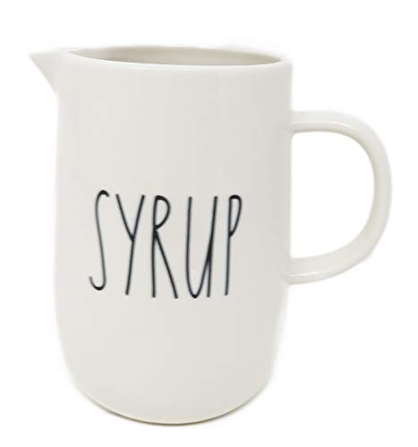  Ae Dunn By Magenta SYRUP Ceramic LL Syrup Dispenser Jar