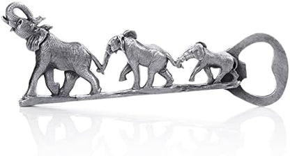  Elephant Bottle Opener, Unique Elephant Gifts For Men, Women (Silver)