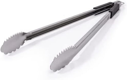  Tongs Super Long 24-inch Heavy Duty For BBQ And Grilling | Extra Long Stainless Steel Grilling Tongs For Outdoor Grill And Kitchen Cooking | Long Metal Tongs With Safety Hand Grips
