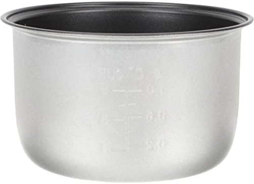  Stainless Steel Cookware Rice Cooker Inner Pot Rice Cooker Liner Nonstick Rice Cooking Container Caking Baking Pan Rice Makers Accessories For Rice Maker Cooker 3L Rice Container