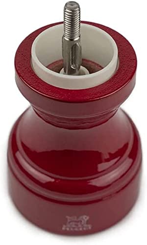 Peugeot Bistro Salt Mill Passion Red 10cm-4in.