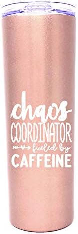  Chaos Coordinator 20 Oz Tumbler - Best Insulated Travel Cup For Boss Women - Great Gifts For Mom, Coworker, Bosses, Christmas, Birthday
